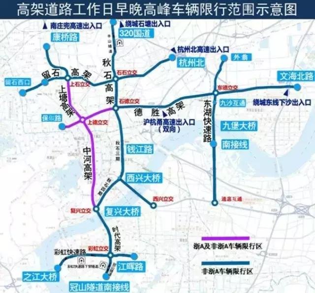 杭州限行时间和区域(2021最新)